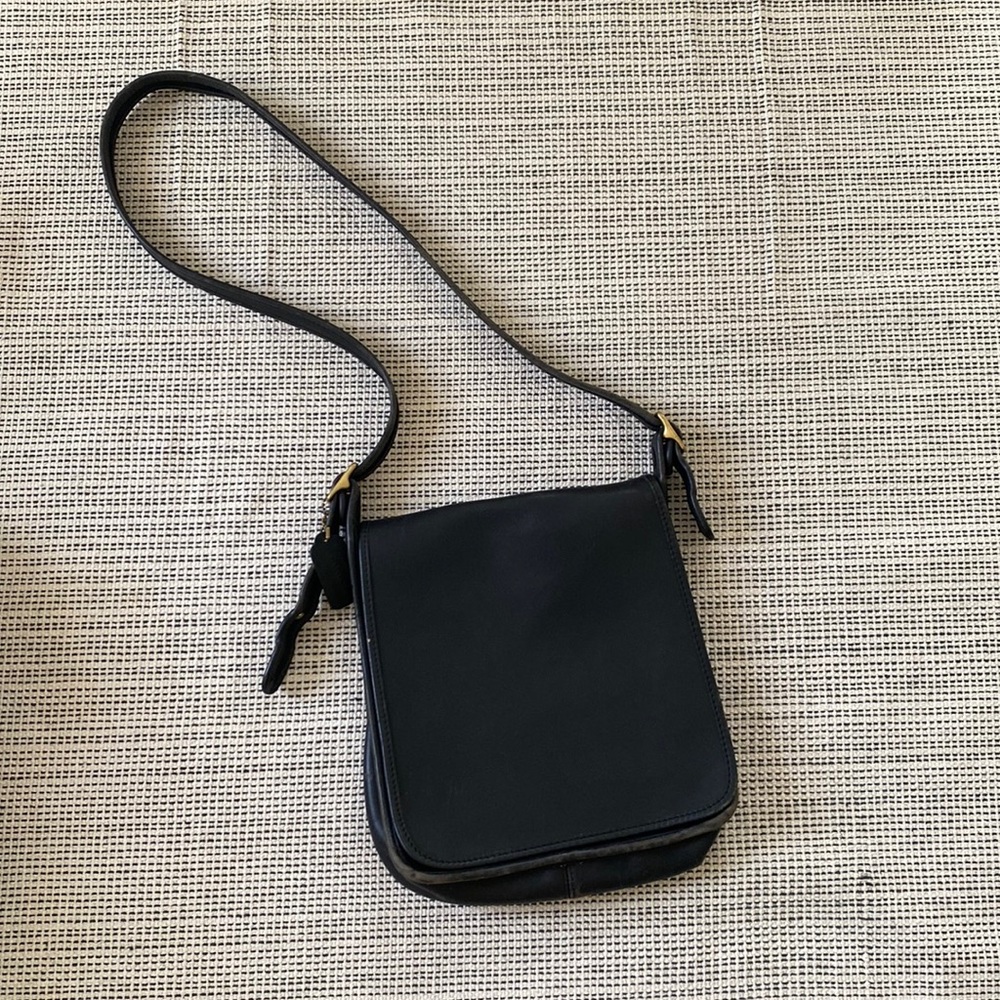 USA Coach 521 Leather Flap Bag